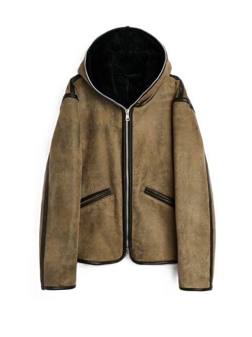 Smoky Black Dry Shearling FULL ZIP JACKET Our Legacy | M4269FSSMOKY BLACK DRYSHEARLING